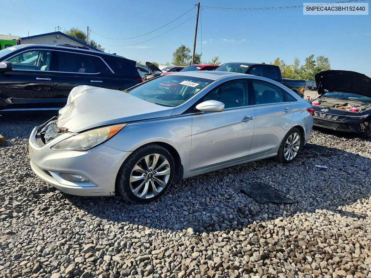 2011 Hyundai Sonata Se VIN 5NPEC4AC3BH152440 фото 1
