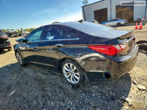 2011 Hyundai Sonata Se VIN 5NPEC4AC9BH120706 фото 2