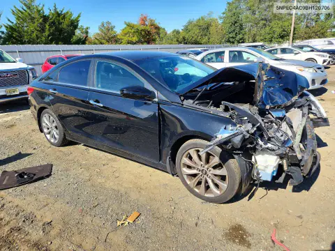 2011 Hyundai Sonata Se VIN 5NPEC4AC9BH120706 фото 4