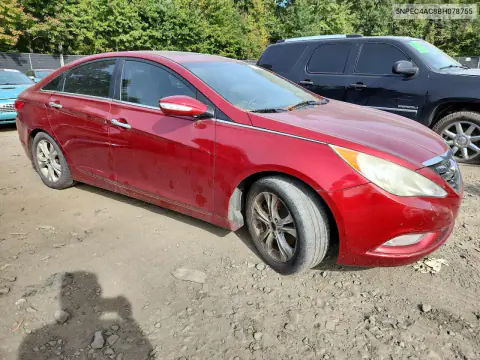 2011 Hyundai Sonata Limited VIN 5NPEC4AC8BH078755 фото 4
