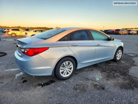 2011 Hyundai Sonata Gls VIN 5NPEB4AC3BH245526 фото 3