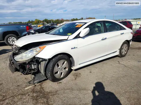 KMHEC4A43BA001805 Hyundai Sonata 2011 — повреждение Задняя часть, фото до ремонта