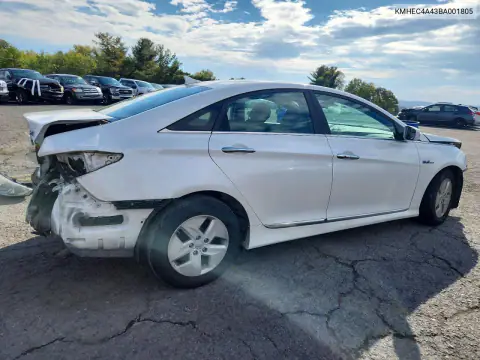 KMHEC4A43BA001805 — 2011 Hyundai Sonata, фото 3 с аукциона Copart, Задняя часть