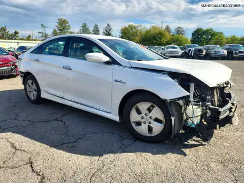 KMHEC4A43BA001805 — 2011 Hyundai Sonata, фото 4 с аукциона Copart, Задняя часть