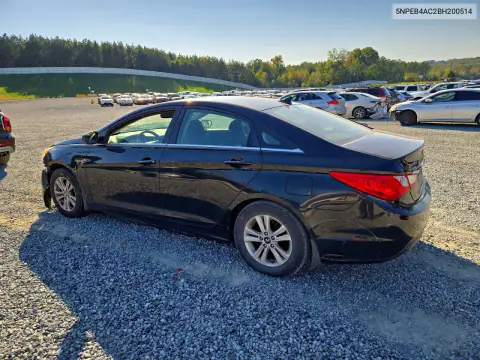 5NPEB4AC2BH200514 — 2011 Hyundai Sonata, фото 2 с аукциона Copart, Передняя часть