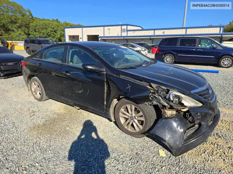 5NPEB4AC2BH200514 — 2011 Hyundai Sonata, фото 4 с аукциона Copart, Передняя часть