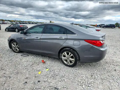 5NPEC4AC7BH014528 — 2011 Hyundai Sonata, фото 2 с аукциона Copart, Боковая часть