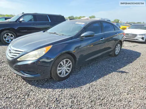2012 Hyundai Sonata Gls VIN 5NPEB4AC0CH335704 фото 1