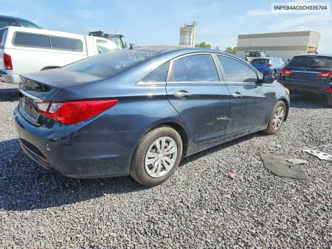 2012 Hyundai Sonata Gls VIN 5NPEB4AC0CH335704 фото 3