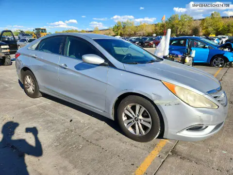 2012 Hyundai Sonata VIN 5NPEB4AC5CH374708 фото 4