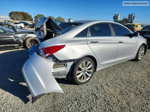 2012 Hyundai Sonata Se 2.0T VIN 5NPEC4AB6CH426609 фото 3