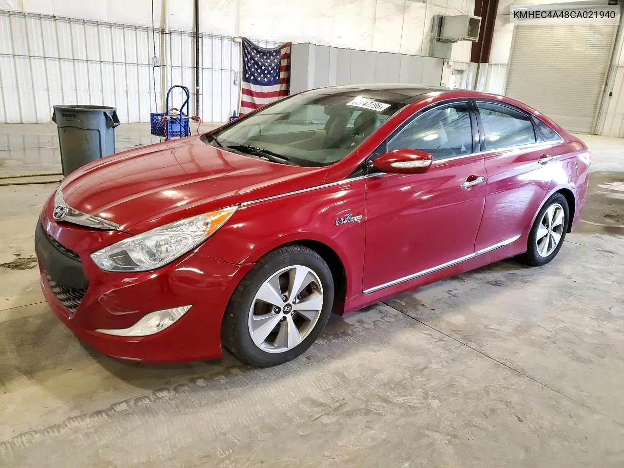 KMHEC4A48CA021940 Hyundai Sonata 2012 — повреждение Боковая часть, фото до ремонта