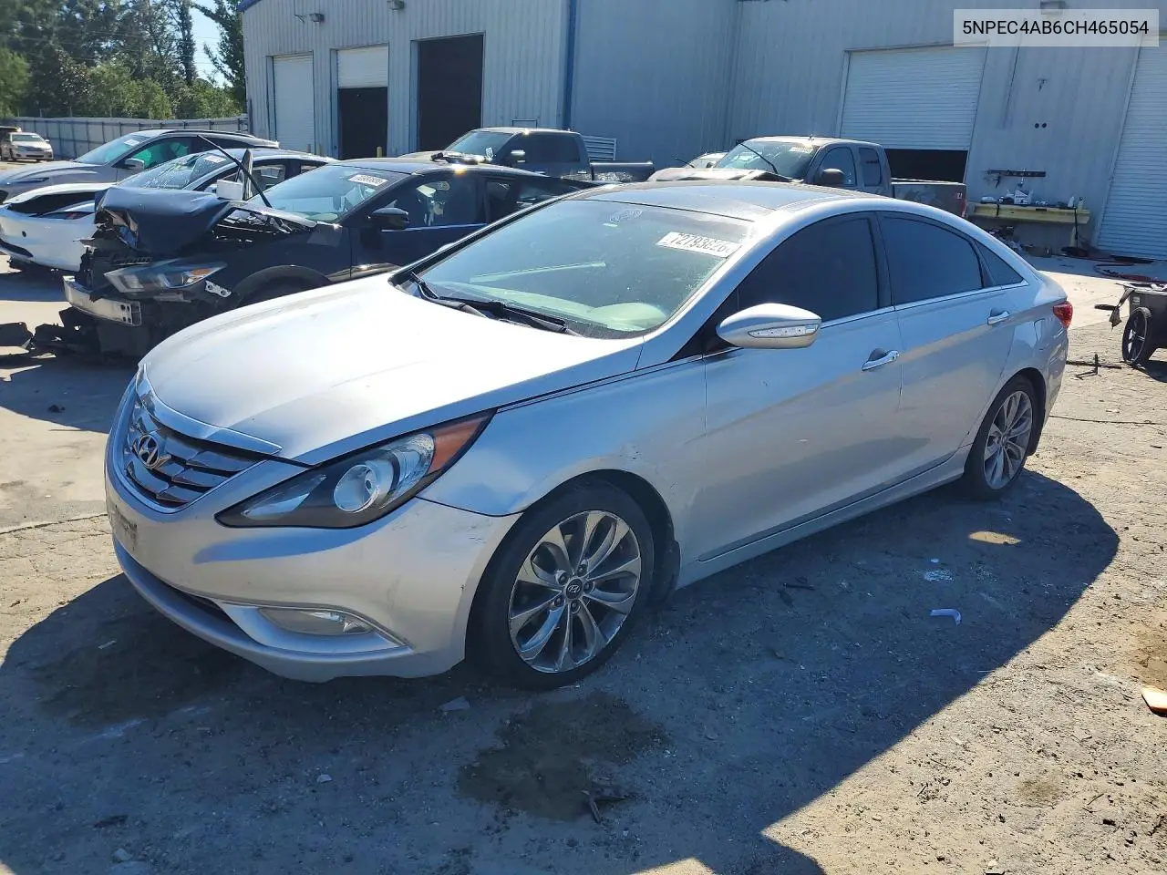5NPEC4AB6CH465054 Hyundai Sonata 2012 — повреждение Передняя часть, фото до ремонта