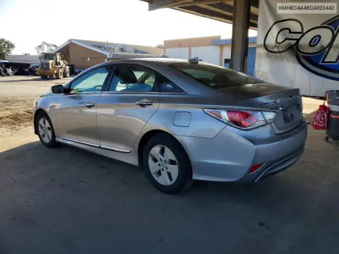 2012 Hyundai Sonata Hybrid VIN KMHEC4A48CA033442 фото 2