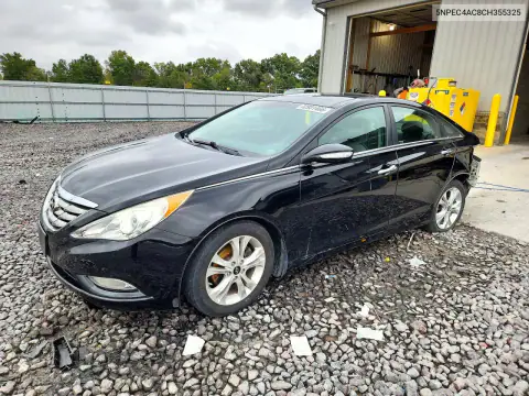 5NPEC4AC8CH355325 — 2012 Hyundai Sonata, Задняя часть, фото до ремонта