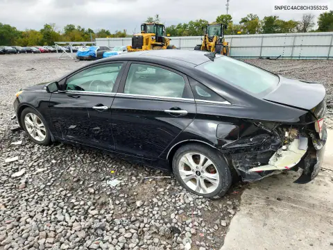 5NPEC4AC8CH355325 — 2012 Hyundai Sonata, фото 2 с аукциона Copart, Задняя часть