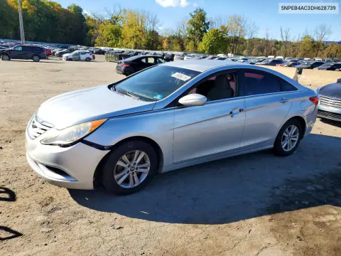 2013 Hyundai Sonata Gls VIN 5NPEB4AC3DH628739 фото 1