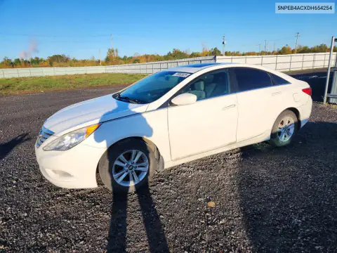 5NPEB4ACXDH654254 — 2013 Hyundai Sonata, Задняя часть, фото до ремонта