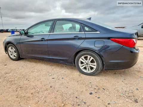 2013 Hyundai Sonata Gls VIN 5NPEB4ACXDH731964 фото 2
