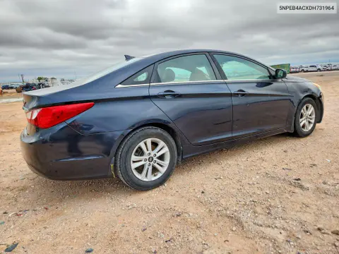 2013 Hyundai Sonata Gls VIN 5NPEB4ACXDH731964 фото 3