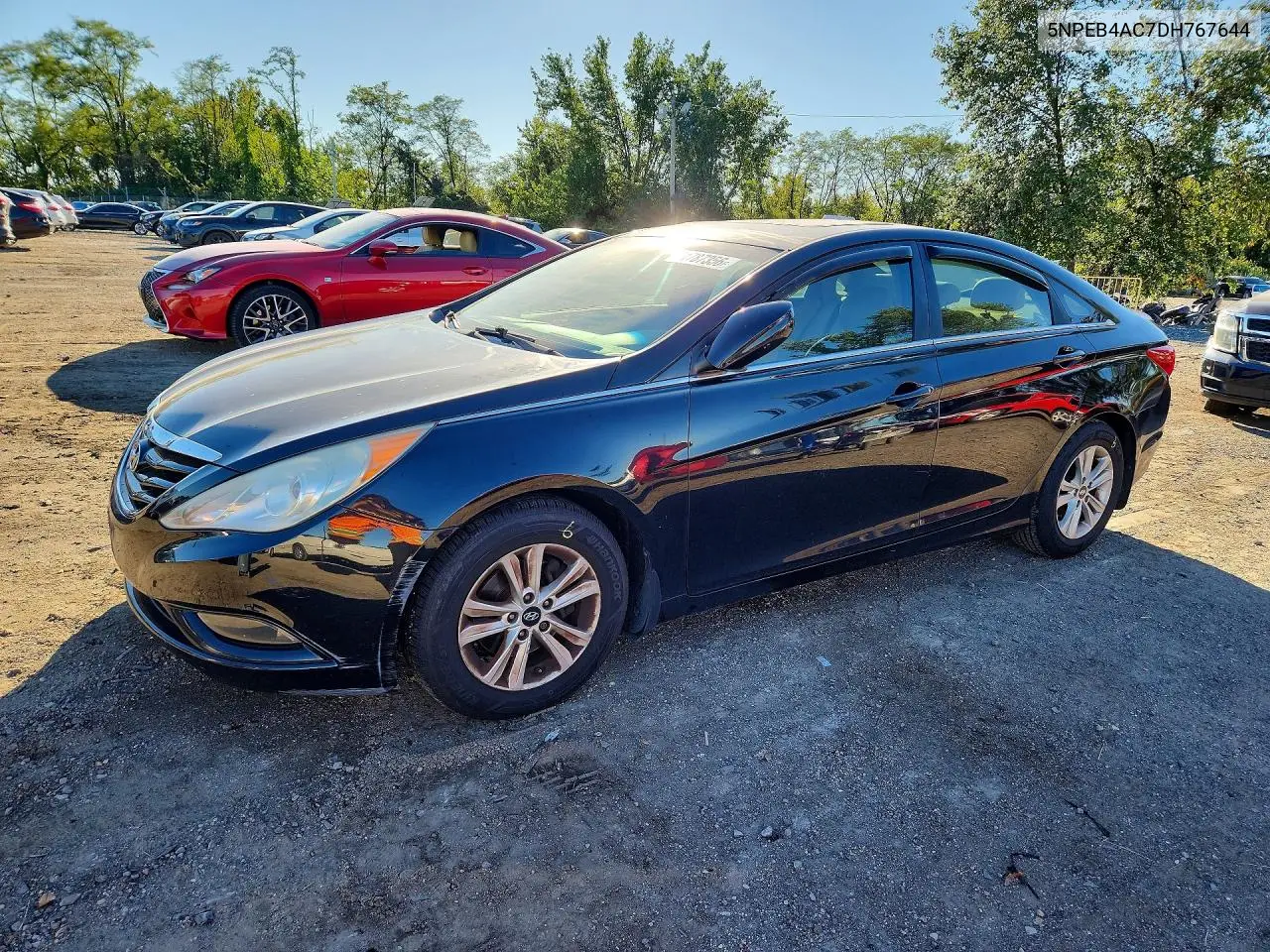 2013 Hyundai Sonata Gls VIN 5NPEB4AC7DH767644 фото 1