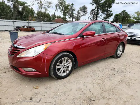 2013 Hyundai Sonata Gls VIN 5NPEB4AC6DH794592 фото 1