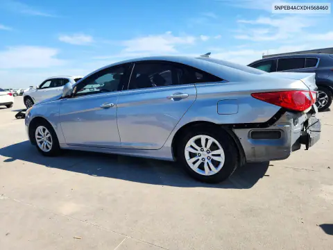 2013 Hyundai Sonata Gls VIN 5NPEB4ACXDH568460 фото 2