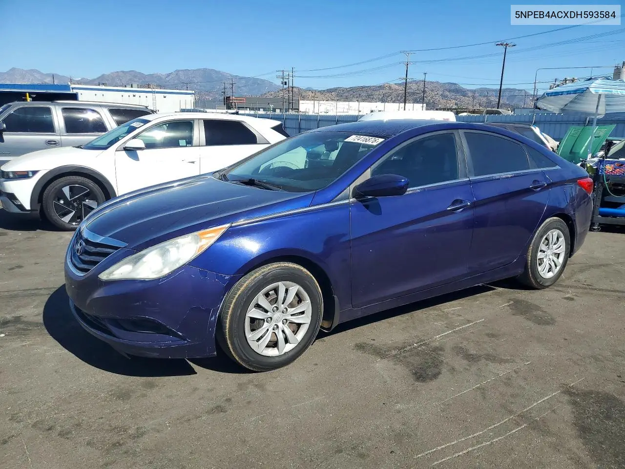 2013 Hyundai Sonata Gls VIN 5NPEB4ACXDH593584 фото 1
