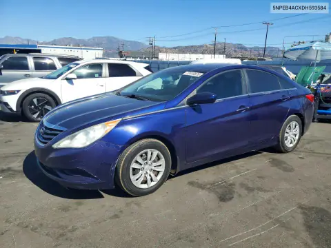 2013 Hyundai Sonata Gls VIN 5NPEB4ACXDH593584 фото 1