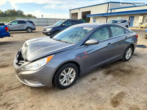 5NPEB4AC5DH644716 — 2013 Hyundai Sonata, Передняя часть, фото до ремонта