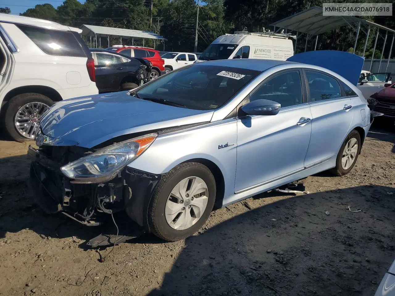 KMHEC4A42DA076918 Hyundai Sonata 2013 — повреждение Передняя часть, фото до ремонта