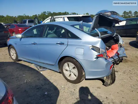KMHEC4A42DA076918 — 2013 Hyundai Sonata, фото 2 с аукциона Copart, Передняя часть