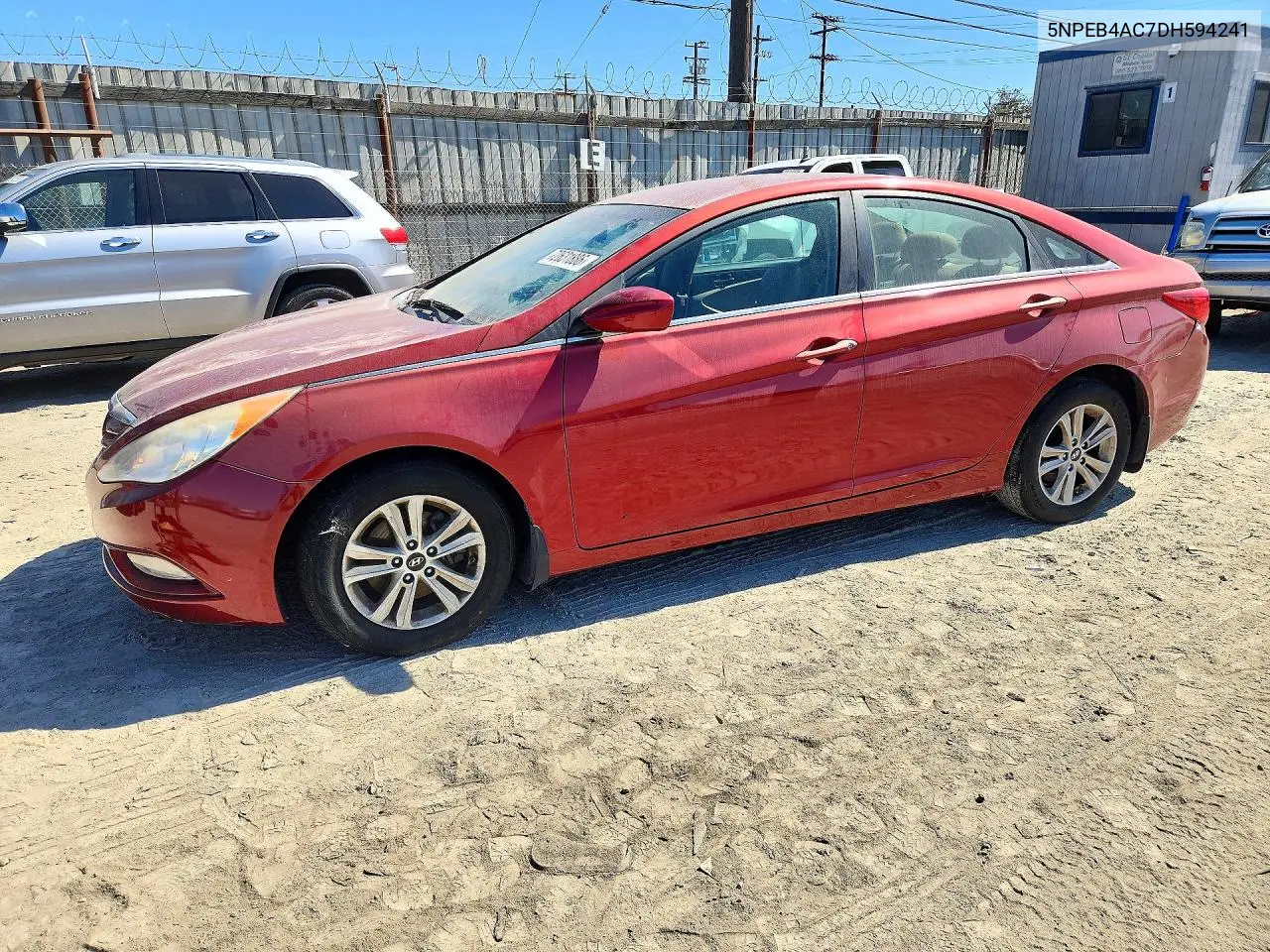 2013 Hyundai Sonata Gls VIN 5NPEB4AC7DH594241 фото 1