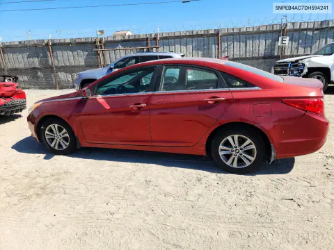 2013 Hyundai Sonata Gls VIN 5NPEB4AC7DH594241 фото 2