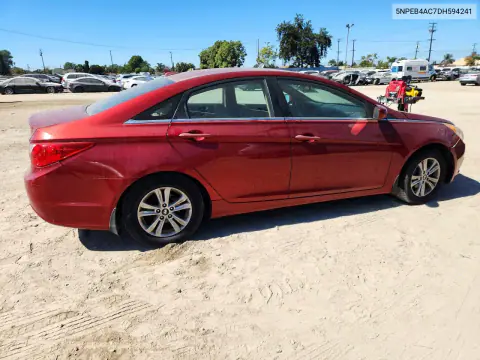 2013 Hyundai Sonata Gls VIN 5NPEB4AC7DH594241 фото 3