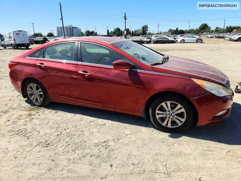 2013 Hyundai Sonata Gls VIN 5NPEB4AC7DH594241 фото 4