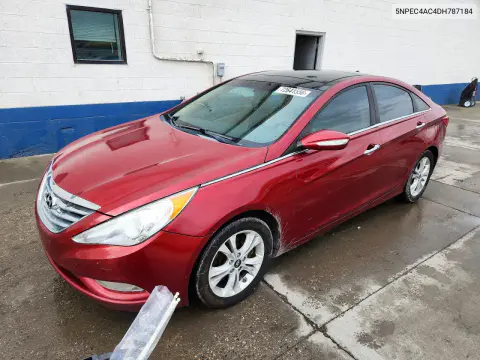 5NPEC4AC4DH787184 — 2013 Hyundai Sonata, Повреждения со всех сторон, фото до ремонта