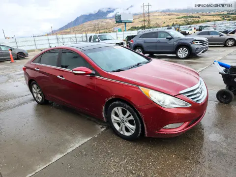 2013 Hyundai Sonata Limited VIN 5NPEC4AC4DH787184 фото 4