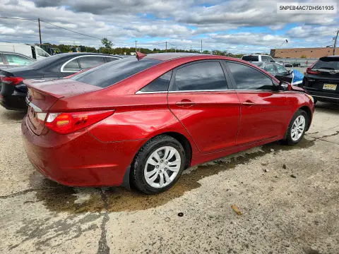 2013 Hyundai Sonata Gls VIN 5NPEB4AC7DH561935 фото 3