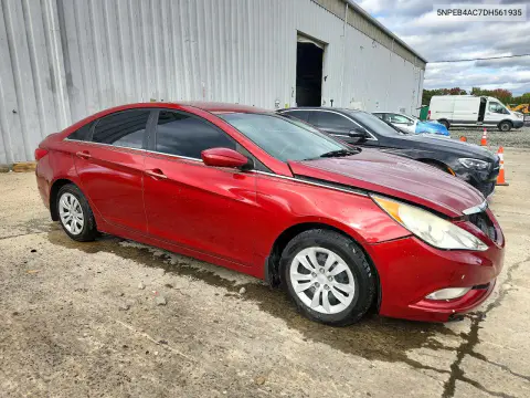 2013 Hyundai Sonata Gls VIN 5NPEB4AC7DH561935 фото 4