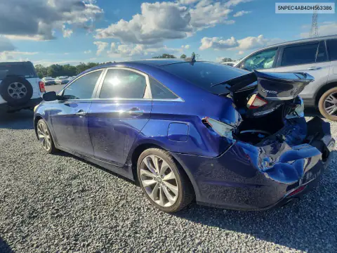 5NPEC4AB4DH563386 — 2013 Hyundai Sonata, фото 2 с аукциона Copart, Задняя часть