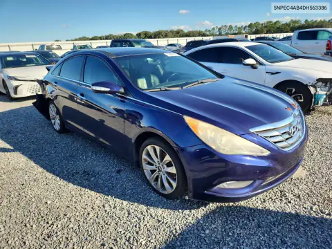 5NPEC4AB4DH563386 — 2013 Hyundai Sonata, фото 4 с аукциона Copart, Задняя часть