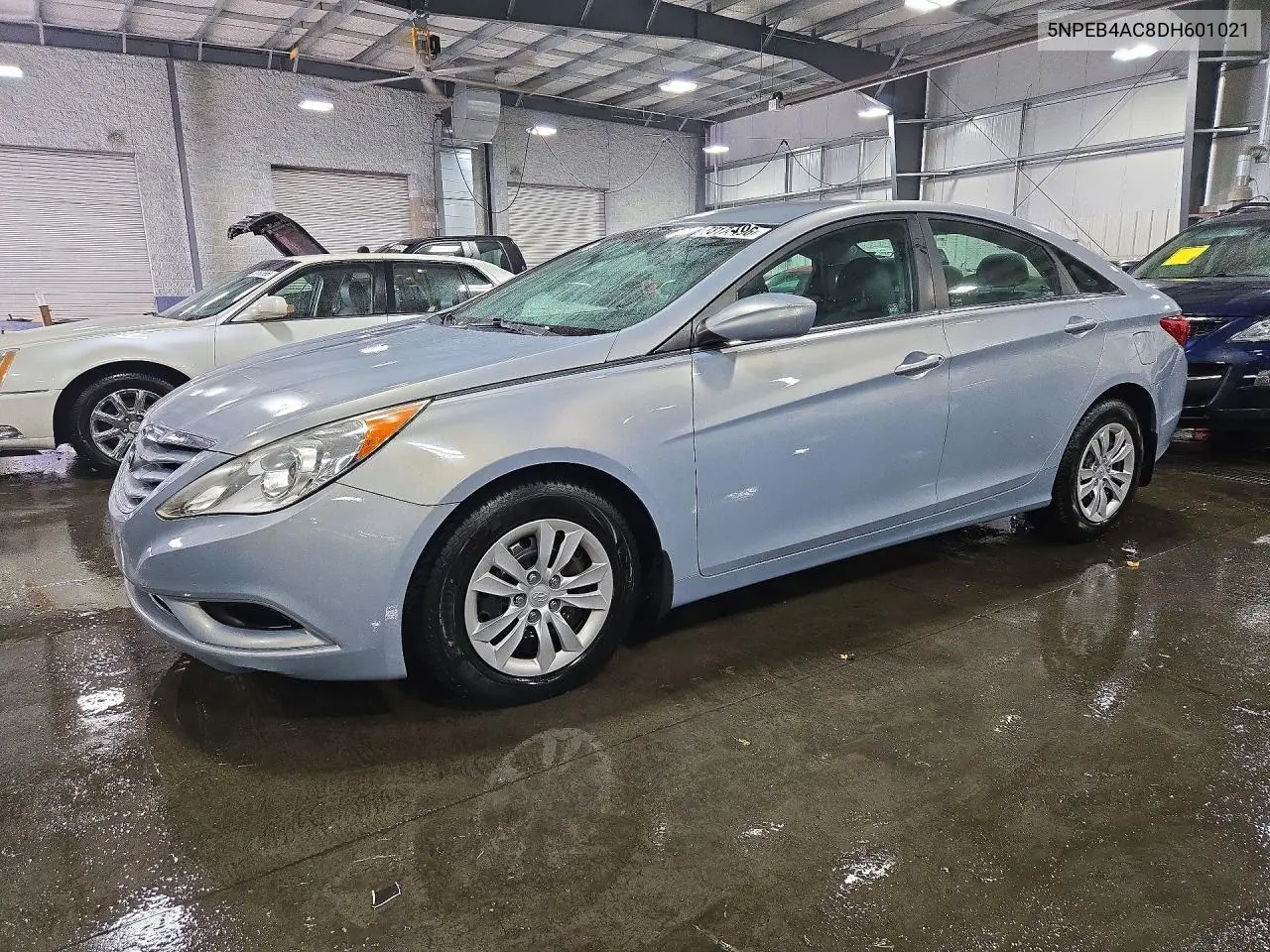 5NPEB4AC8DH601021 Hyundai Sonata 2013 — повреждение Боковая часть, фото до ремонта