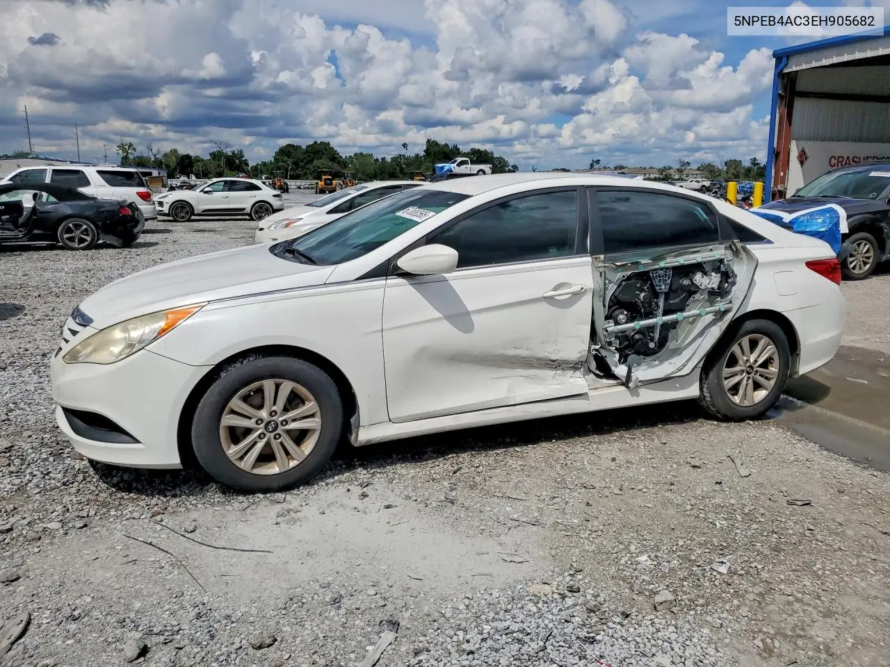 2014 Hyundai Sonata Gls VIN 5NPEB4AC3EH905682 фото 1