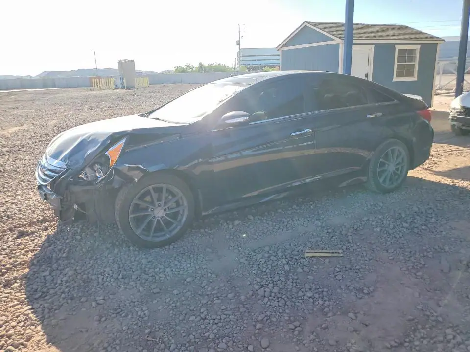 5NPEC4AC2EH945426 Hyundai Sonata 2014 — повреждение Передняя часть, фото до ремонта