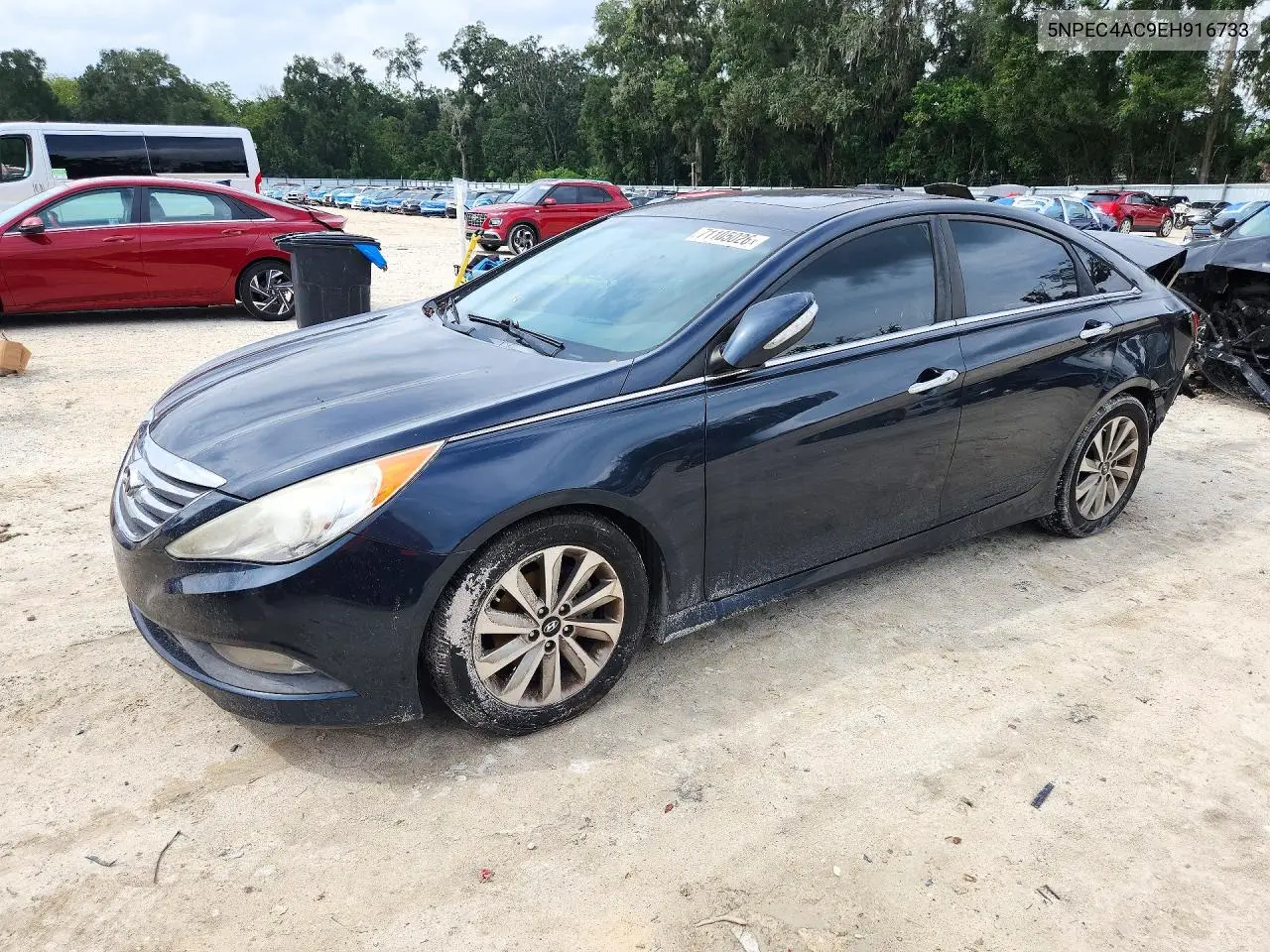 2014 Hyundai Sonata Limited VIN 5NPEC4AC9EH916733 фото 1