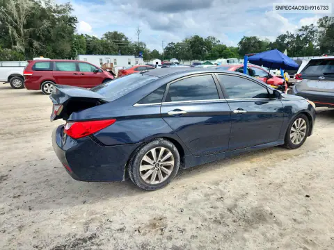 2014 Hyundai Sonata Limited VIN 5NPEC4AC9EH916733 фото 3