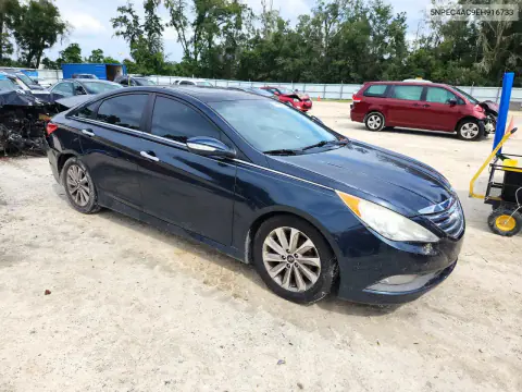 2014 Hyundai Sonata Limited VIN 5NPEC4AC9EH916733 фото 4