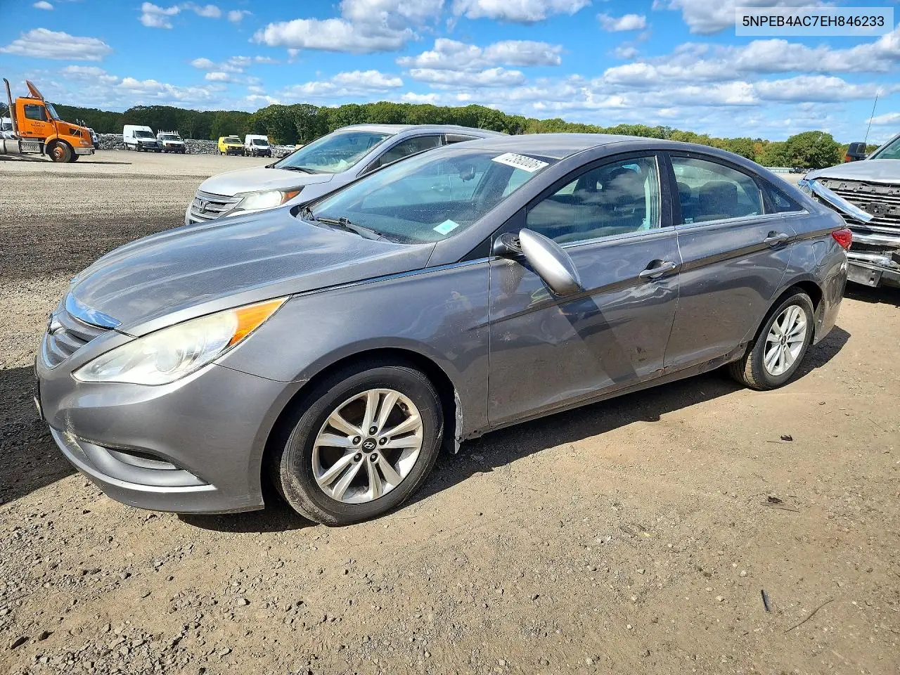 2014 Hyundai Sonata VIN 5NPEB4AC7EH846233 фото 1