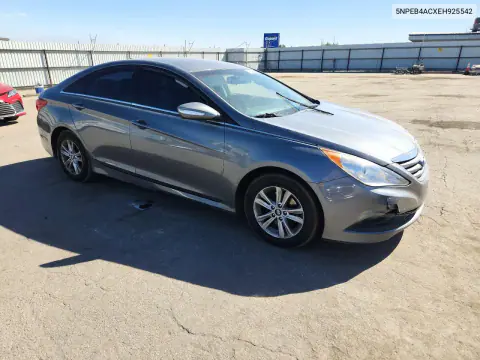 2014 Hyundai Sonata Gls VIN 5NPEB4ACXEH925542 фото 4